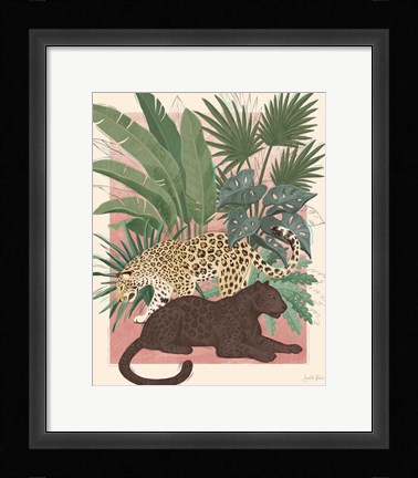 Framed Majestic Cats I Print