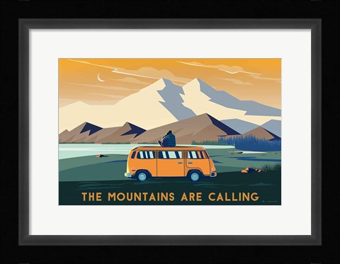 Framed Wild Adventure I Print