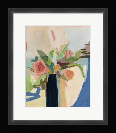 Framed Black Vase Print