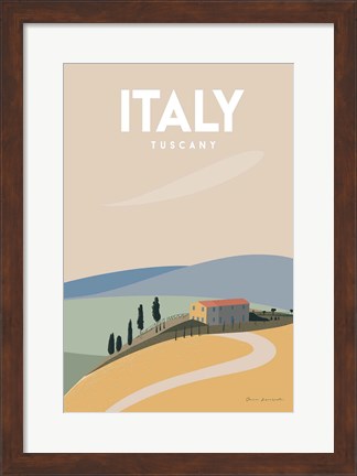 Framed Italy Print