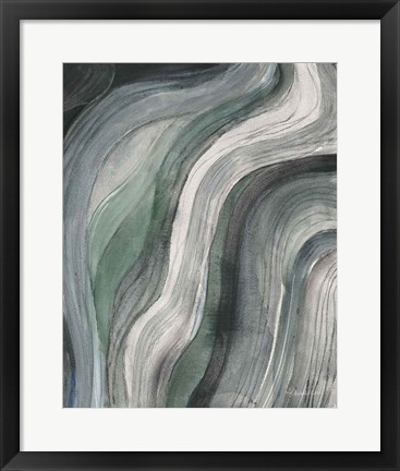 Framed Swirl I Print