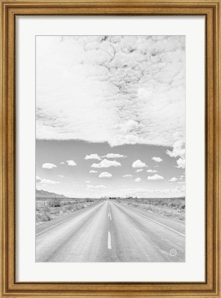 Framed Tres Hermanas Clouds Print