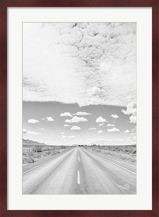 Framed Tres Hermanas Clouds Print