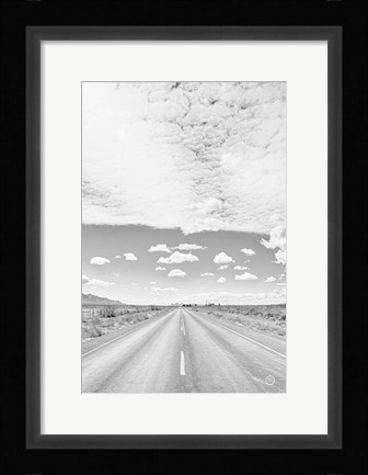 Framed Tres Hermanas Clouds Print