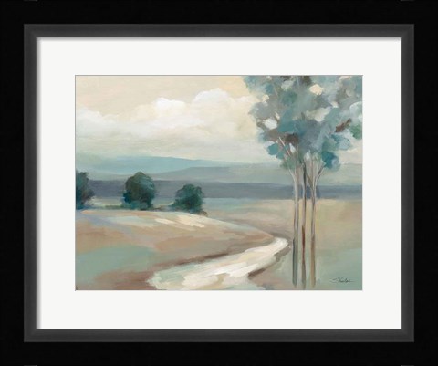 Framed Sage Trees Print