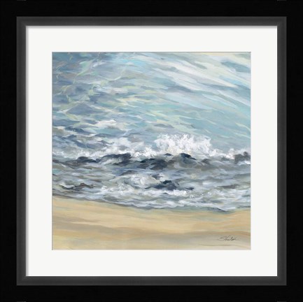 Framed Playful Wave Print