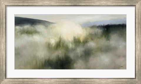Framed Valley Clouds Print