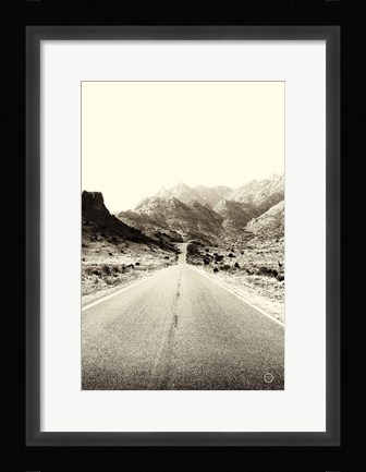 Framed Road to Old West Print