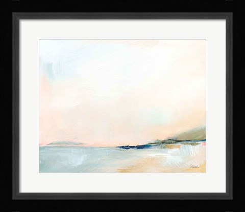 Framed Open Sky Over Water Print