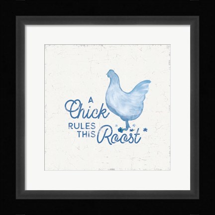 Framed Country Cottage Field III Wash Print