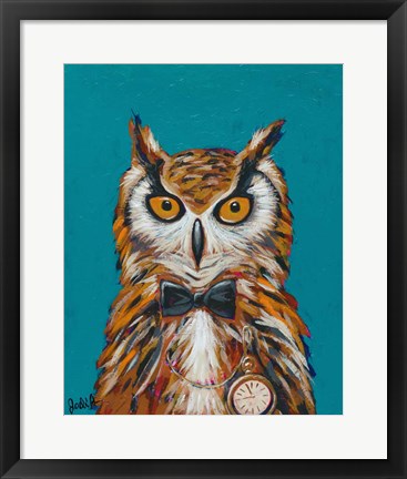 Framed Spy Animals I-Undercover Owl Print