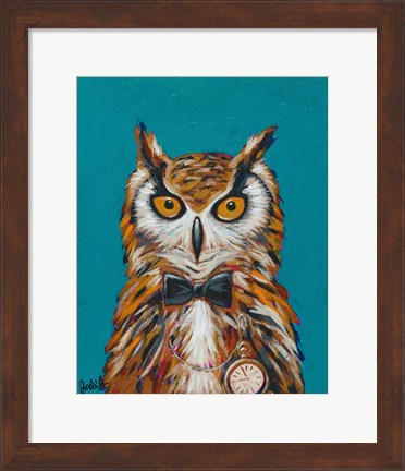 Framed Spy Animals I-Undercover Owl Print