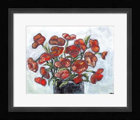 Framed Handpicked Poppies Print