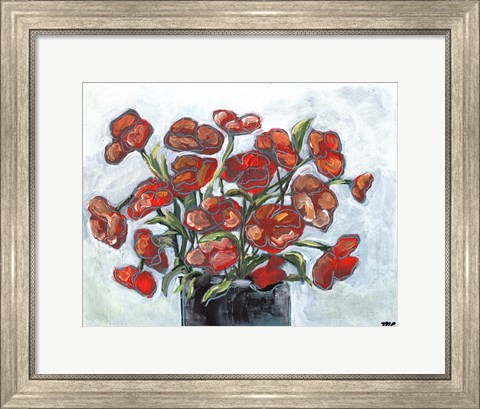 Framed Handpicked Poppies Print