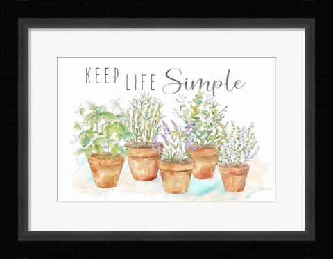 Framed Let it Grow I Print