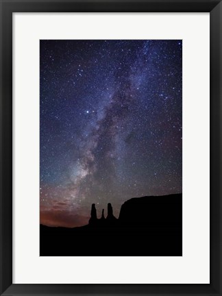 Framed Sisters Milky Way Print