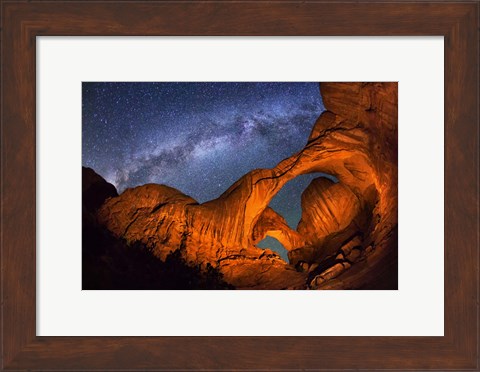 Framed Double Arch Outside Print