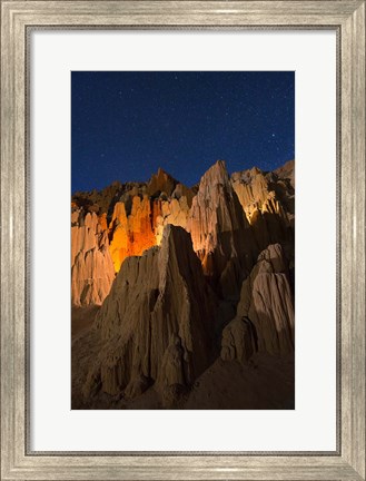 Framed Catheral Gorge Srars Moonlight Print