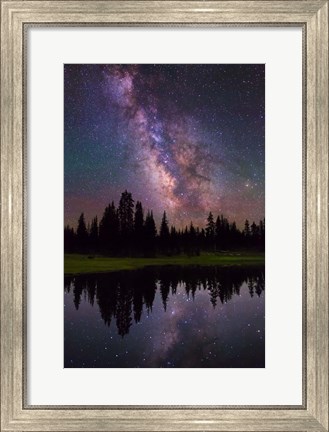 Framed Hayden Peak Lake Print