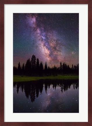 Framed Hayden Peak Lake Print