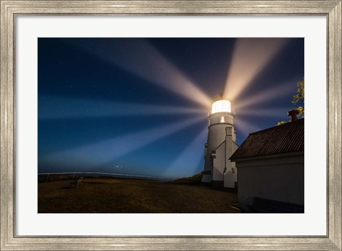 Framed Heceta Head Lighthouse Print