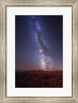 Framed Milky Way over Bryce Canyon Print