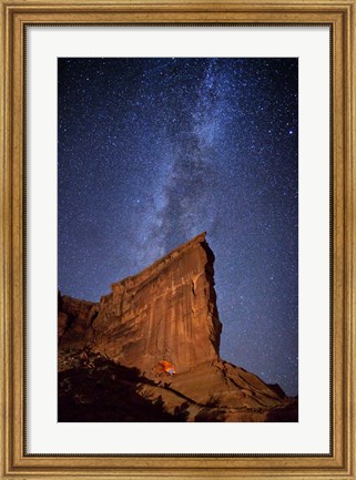 Framed Stars Hole in the Wall Print