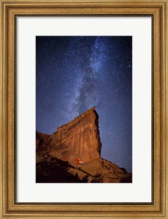Framed Stars Hole in the Wall Print