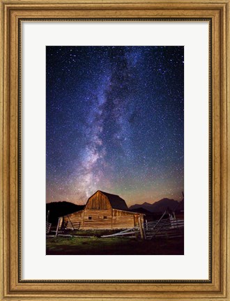 Framed Stars Moulton Barn Print
