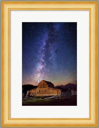 Framed Stars Moulton Barn Print
