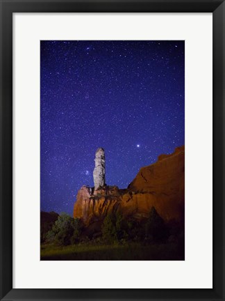 Framed Stars over Kodachrome Basin Print