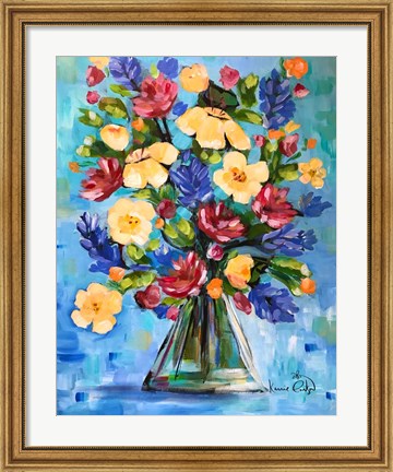 Framed Bouquet 5 Print