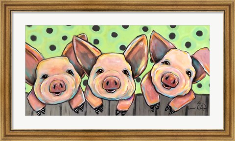 Framed Pig Pen Print
