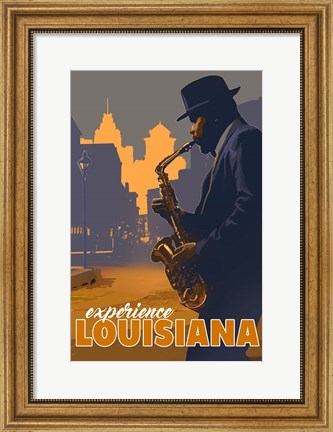 Framed Experience Louisiana Print
