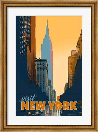 Framed New York Poster Print