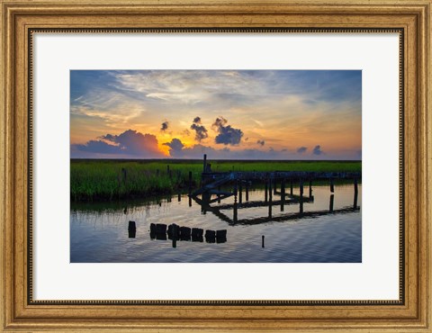 Framed Marsh Sunrise Print