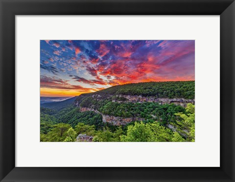 Framed Cloudland Canyon Sunrise Print