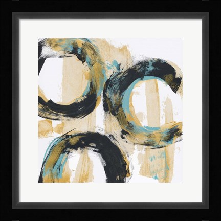 Framed Float In Blue 2 Print