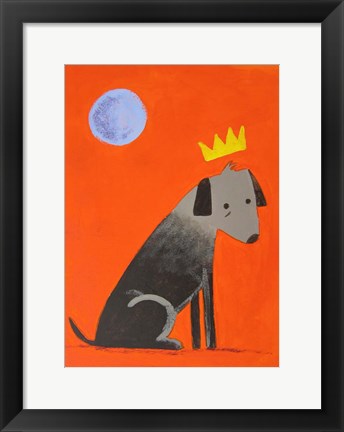 Framed Moon Dog Print
