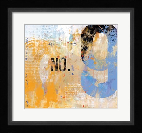 Framed Motherwell No. 9 Print