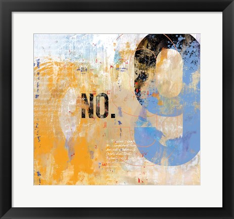 Framed Motherwell No. 9 Print