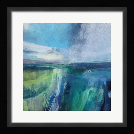 Framed Viridescent Valley No. 2 Print