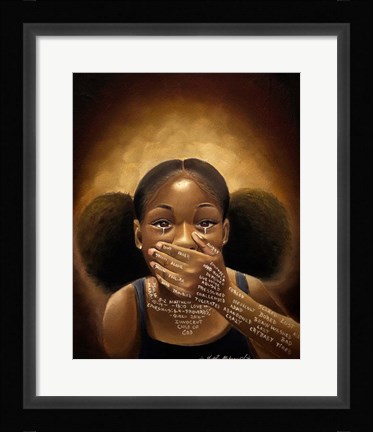 Framed Words We Never Said Print