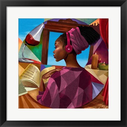 Framed You're Enough Print