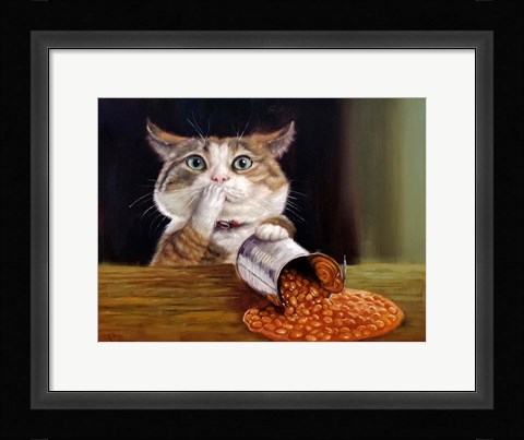 Framed Spill The Beans Print