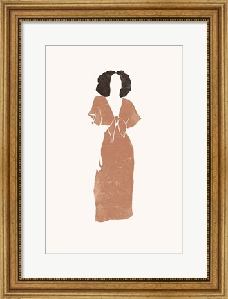 Framed Sienna Summer No. 3 Print