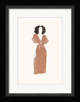 Framed Sienna Summer No. 3 Print