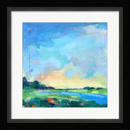 Framed River Marsh Print