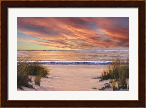 Framed Beach Solitude Print