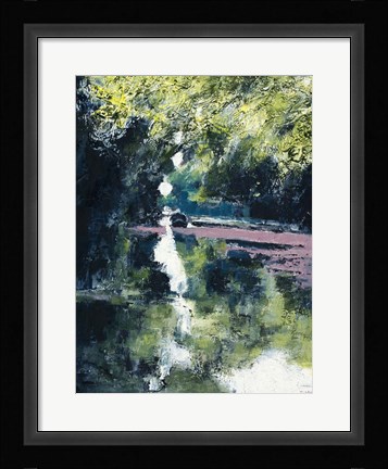 Framed Boats That Pass in The Night Print